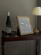 Vintage Wooden Bar Cart