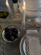 Crystal-Style Taper Candle Holder