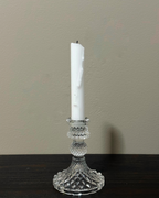 Crystal-Style Taper Candle Holder