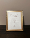 Vintage Golden Photo Frame